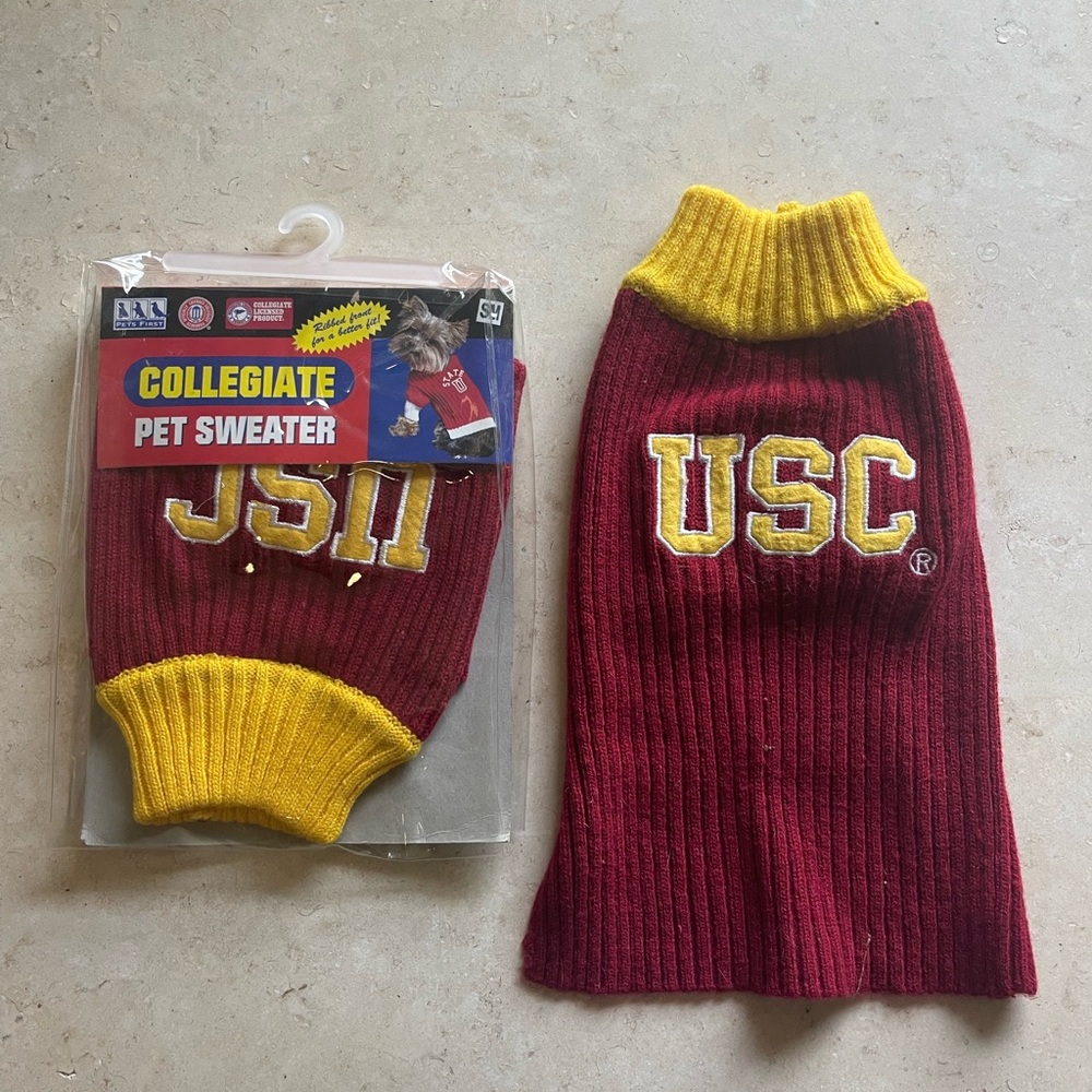 USC Collegiate Pet Sweater